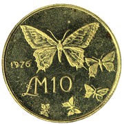 10 Liri Swallowtail Butterfly reverse image