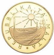 100 Liri International Year of disabled Persons obverse image