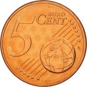 5 Euro Cents reverse image