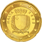 20 Euro Cents 2nd map obverse image
