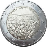 2 Euros Majority Representation obverse image