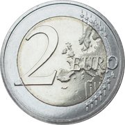 2 Euros Majority Representation reverse image