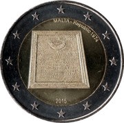 2 Euros Republic of Malta 1974 obverse image