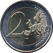 2 Euros Children and solidarity - Love, Malta, 2016 reverse image