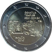 2 Euros Ġgantija Temples obverse image