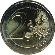 2 Euros Ġgantija Temples, Malta, 2016 reverse image