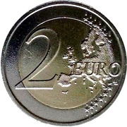 2 Euros The Peace, Malta, 2017 reverse image
