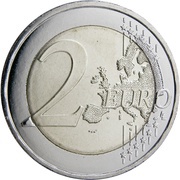 2 Euros Mnajdra Temples, Malta, 2018 reverse image