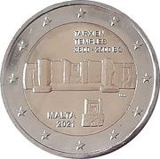 2 Euros Tarxien Temples obverse image