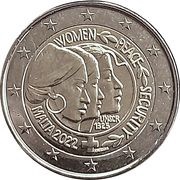 2 Euros Council Resolution on Women, Peace and Security obverse image