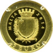 5 Euros Smallest Gold Coin in the World - The Zecchino obverse image