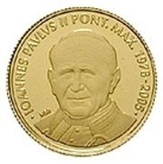 5 Euros Ioannes Paulus PP. II, Malta, 2015 reverse image