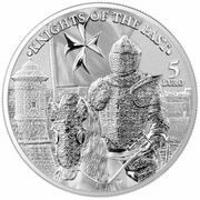 5 Euros Knights of the Past reverse image