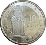 10 Euros Auberge de Castille reverse image