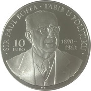 10 Euros Sir Paul Boffa, Malta, 2013 reverse image