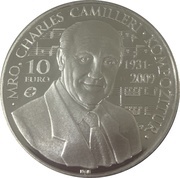 10 Euros Mro Charles Camilleri, Malta, 2014 reverse image