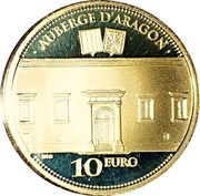 10 Euro Auberge d'Aragon, Malta, 2014 reverse image