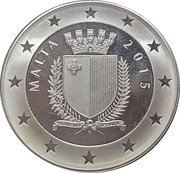 10 Euros 450th Anniversary of the Great Siege of Malta obverse image