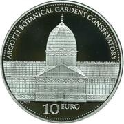 10 Euros Argotti Botanical Gardens Conservatory, Malta, 2017 reverse image