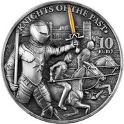 10 Euros Knights of the Past, Malta, 2021 reverse image