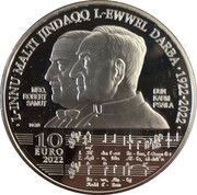 10 Euros Innu Malti, Malta, 2022 reverse image