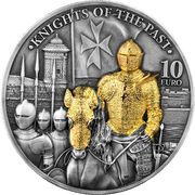10 Euros Knights of the Past, Malta, 2023 reverse image