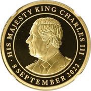 25 Euros Accession of King Charles III, Malta, 2022 reverse image