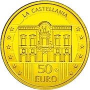 50 Euros La Castellania, Malta, 2009 reverse image