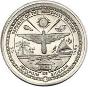 5 Dollars 20th Anniversary - First Men on the Moon obverse image