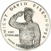 5 Dollars Dwight David Eisenhower reverse image