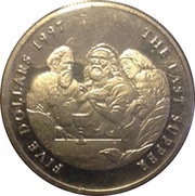 5 Dollars The Last Supper reverse image