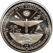 5 Dollars USS Missouri, Marshall Islands, 1998 obverse image