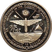5 Dollars 1957 Chevy Corvette obverse image