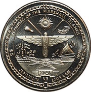 5 Dollars USS New Jersey obverse image