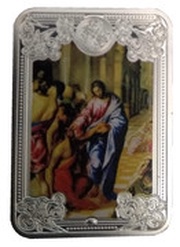 5 Diners Healing the Blind - "El Greco" reverse image