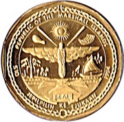 10 Dollars First Men on the Moon obverse image