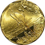 10 Dollars F-16 Fighting Falcon reverse image