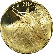 10 Dollars F-4 Phantom II reverse image