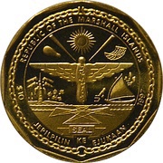 10 Dollars Apostle John obverse image