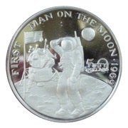 50 Dollars First Man on the Moon reverse image