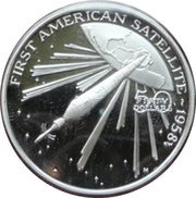 50 Dollars First American Satellite reverse image