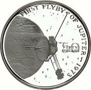 50 Dollars First Flyby of Jupiter, Marshall Islands, 1989 reverse image
