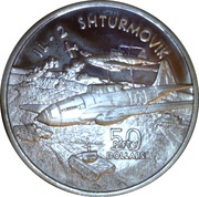 50 Dollars WWII Soviet IL-2 Shturmovik reverse image