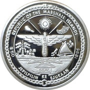 50 Dollars Space Shuttle Endeavour obverse image