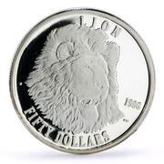 50 Dollars Lion reverse image