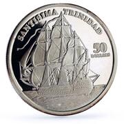 50 Dollars Santisima Trinidad, Marshall Islands, 1998 reverse image