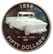 50 Dollars Cameo Carrier obverse image