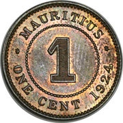 1 Cent - George V reverse image