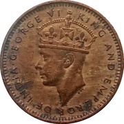 1 Cent - George VI obverse image