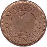 1 Cent - George VI reverse image